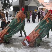 毎年２月14日のお祭りに初めて訪問