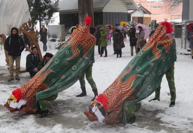 毎年２月14日のお祭りに初めて訪問