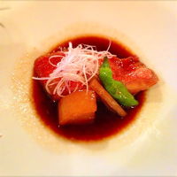 夕食　金目の煮付け