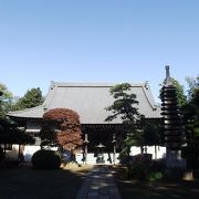 上総国分寺跡の一画にあるお寺です