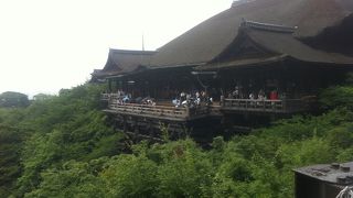 雨の清水寺