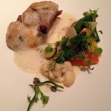 ひな鳥の丸焼き