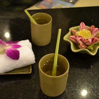 ウェルカムドリンクのレモングラスティー