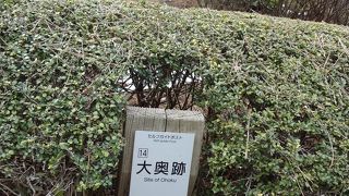 小さな井戸の跡がありました。