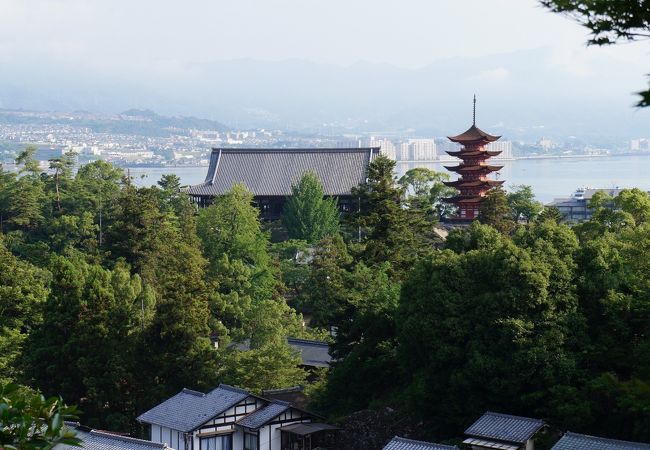 山から見下ろすの図。