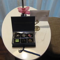 ウェルカムチョコ、ネスプレッソの設置はうれしい。