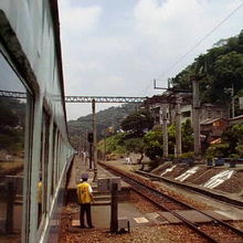 1998年　現役の頃の勝興駅