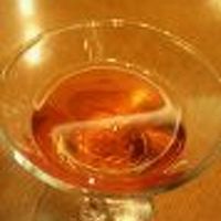 夕日をイメージしたカクテル