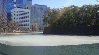 一部凍っていました