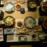 毛ガニ付き夕食