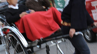 浅草の人力車は15分一人3000円くらいから