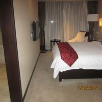 ちと、狭いかなー。日本のビジネスホテルよりはかなり広い。