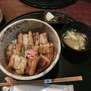 あなご丼のお店