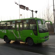 路線バスは農家のおじさん・おばさんが大勢利用。