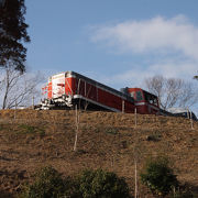 鉄道車両の公園です。