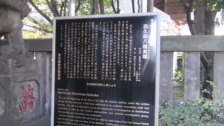西久保八幡神社 の境内