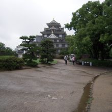 正面からの烏城