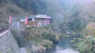 のどかな渓谷です