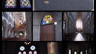 朝陽の射し込む礼拝堂…