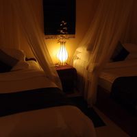 蚊帳でプリンセス気分