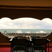 朝食上から望む風景