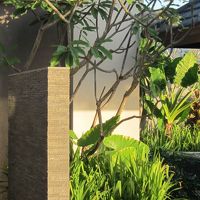 プールから眺めたサブベッドルーム、メインと別棟です♪