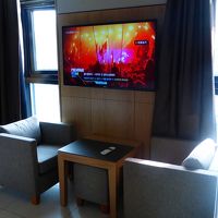 部屋の窓と、ＴＶ（４５インチ）です。