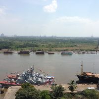 １４階の部屋からの眺望