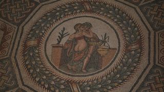 ローマ時代に描かれたモザイク絵画