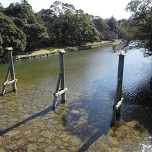 宇治橋からみた五十鈴川