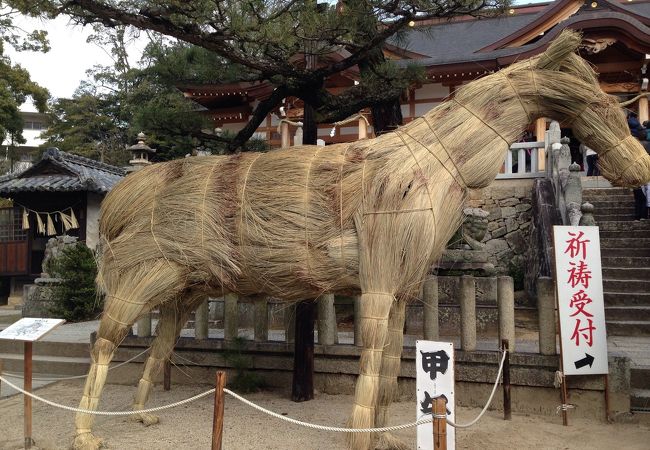 干支の動物が見事