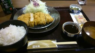 リーズナブルにトンカツが食べれる♪