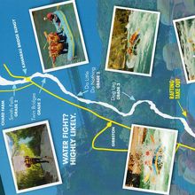 急流部分は３ヶ所くらいしかありません。あとは穏やかです。