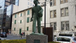 木陰でちょっと分かりにくい場所