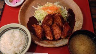 味噌ヒレカツは軽めの食感