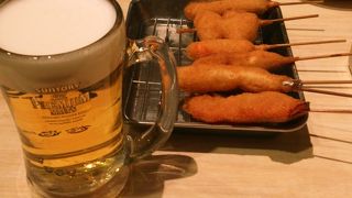 串カツははずせない！