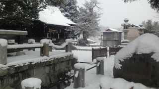 けんか祭りの神社