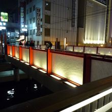 新戎橋のたもとにあります