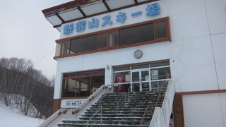 ロコスキー場では結構本格的なスキー場？