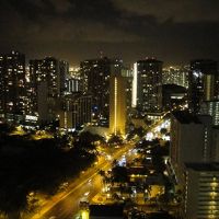 夜景がキレイに見えます。