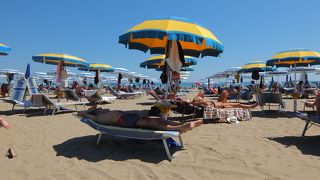 リド島のビーチ