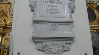 ショパンの心臓がある教会