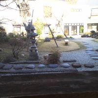 中庭がとてもステキで、暖かい季節は気持ち良さそうです