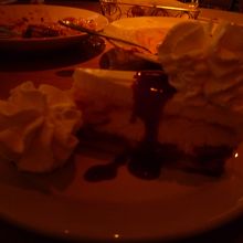 ベリー系のチーズケーキ