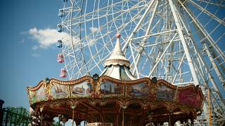水族館のとなりの遊園地