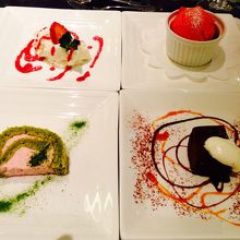 デザートプレート