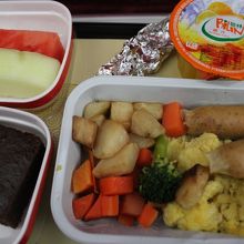 復路の機内食