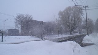 雪景色を楽しむことができる