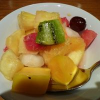 夕食　カットフルーツ