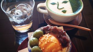 綺麗なお庭を眺めながら